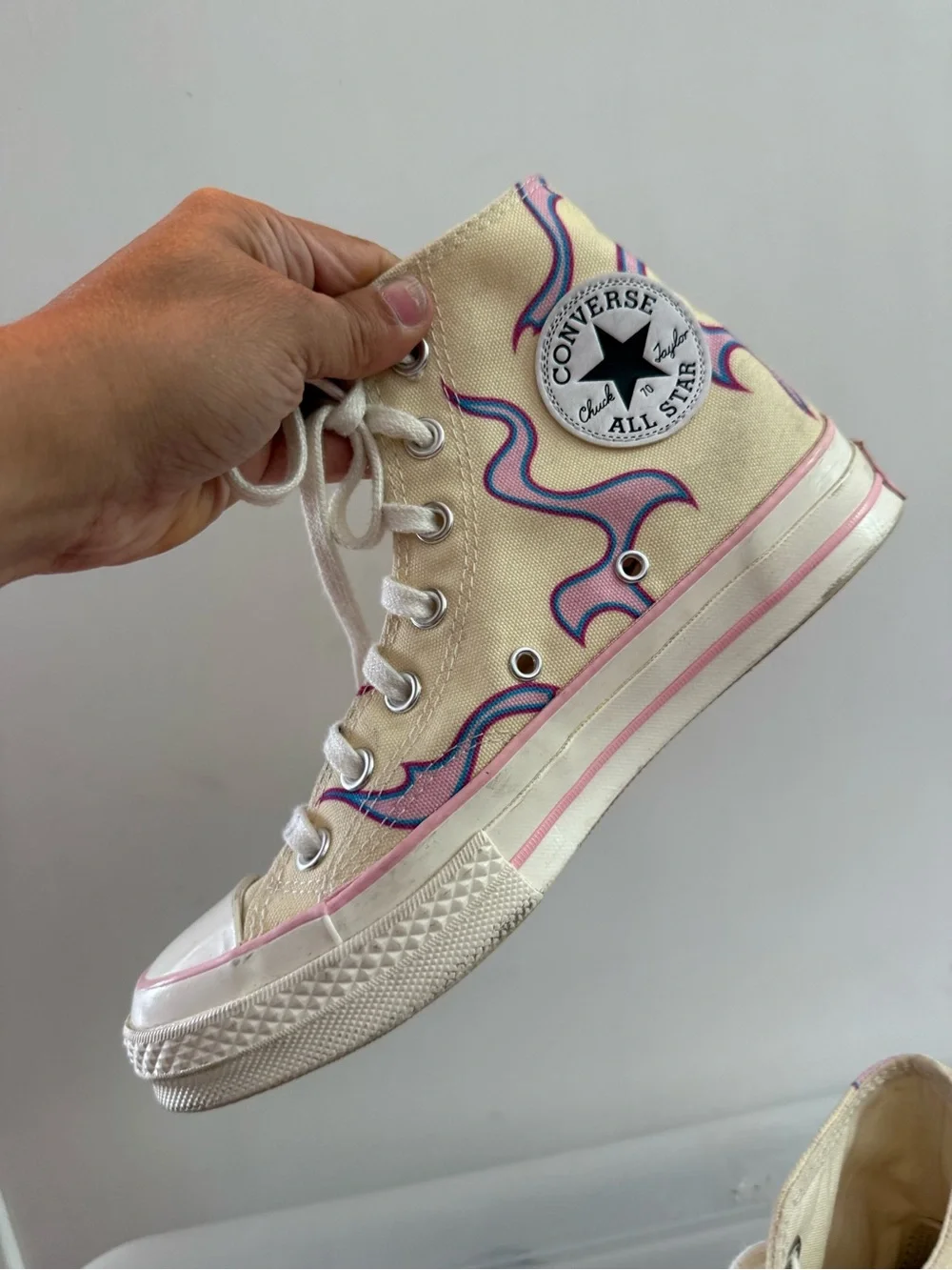 Converse Golf Le Fleur Chuck 70 High Yellow Flame Sneakers Women’s 7 - Picture 1 of 10